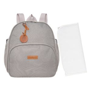 Mochila Maternidade Pirulitando Trocador Essência Cinza 1
