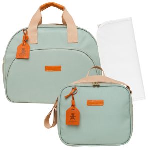 Kit Bolsas Maternidade Pirulitando G+P+T Cuidado Verde 1