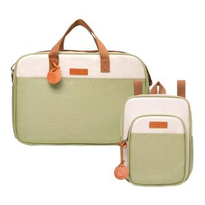 Kit Bolsas Maternidade Pirulitando G+MM Petit Verde