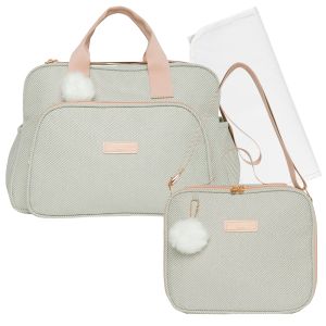 Kit Bolsas Maternidade Pirulitando G+F+T Nuvem de Algodão 1