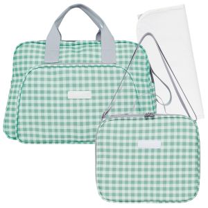 Kit Bolsas Maternidade Pirulitando G+F+T Piquenique Verde 1