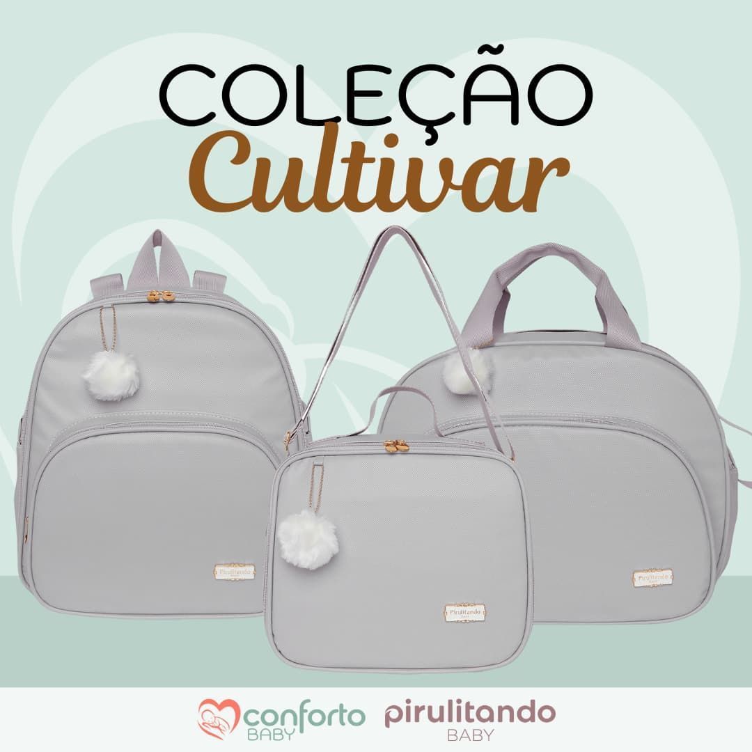 Pirulitando Baby Coleção Cultivar Cinza