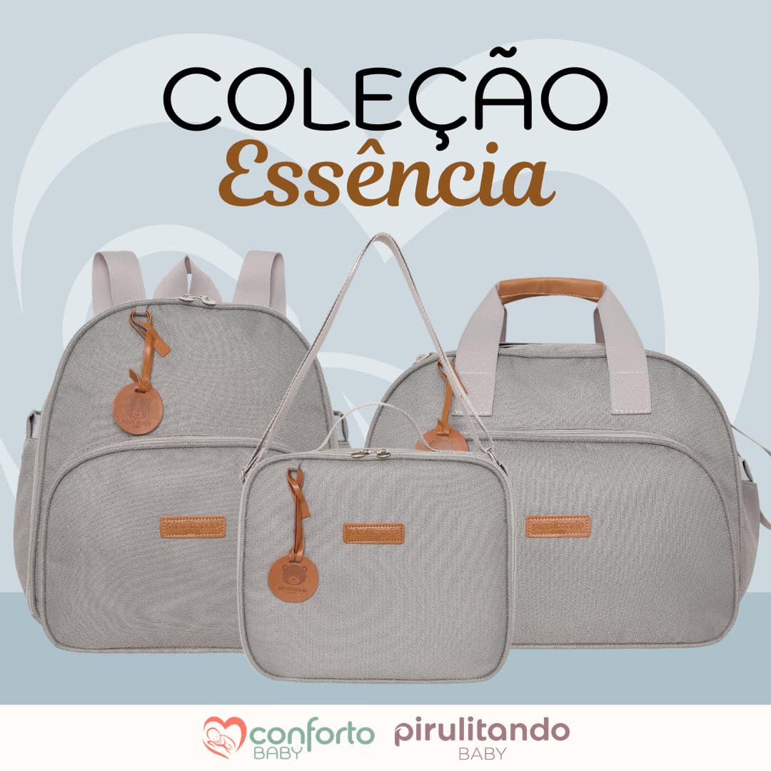 Pirulitando Baby Coleção Essência Cinza