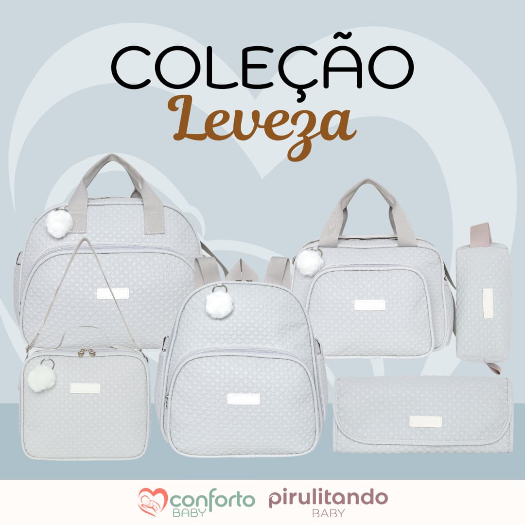 Pirulitando Baby Coleção Leveza Cinza